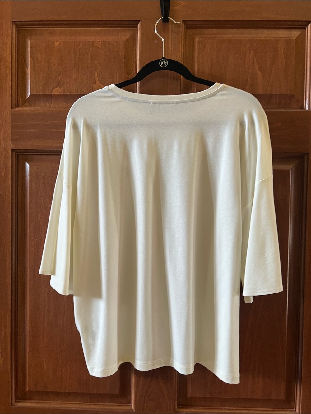 Marimekko Blouse Saima Bell Half-Sleeves Off White Size M - Picture 3 of 16